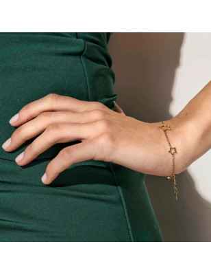Bracciale Dorato Ritmatika Stelle Donna Nomination