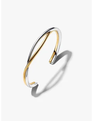 Bracciale Fascia Intrecciata Aperta Bicolore Donna Pandora - category_name - XDMG De Marchi Gianotti