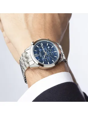 Orologio Swiss Made Chrono blu acciaio F20040/2 Uomo Festina