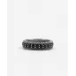 Anello Fascia Puntinata Bold Black Wind Zirconi Neri Donna Nove25 Anello Fascia Puntinata Bold Black Wind Zirconi Neri Donna Nove25