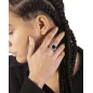 Anello Chevalier Romeo in Argento con Pietra Nera Nove25 Anello Chevalier Romeo in Argento con Pietra Nera Nove25