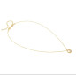 Collana Dorata Dreams Beats Cerchio Donna Nomination
