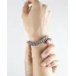 Bracciale Grumetta Piccola Puntinata in Argento Uomo Nove25 Bracciale Grumetta Piccola Puntinata in Argento Uomo Nove25