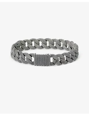 Bracciale Grumetta Piccola Puntinata in Argento Uomo Nove25 - category_name - XDMG De Marchi Gianotti