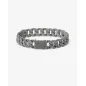 Bracciale Grumetta Piccola Puntinata in Argento Uomo Nove25 Bracciale Grumetta Piccola Puntinata in Argento Uomo Nove25