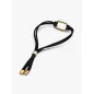 Bracciale Regolabile Cordino Nero con Link Apribile Donna Pandora Bracciale Regolabile Cordino Nero con Link Apribile Donna Pandora