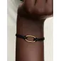 Bracciale Regolabile Cordino Nero con Link Apribile Donna Pandora Bracciale Regolabile Cordino Nero con Link Apribile Donna Pandora