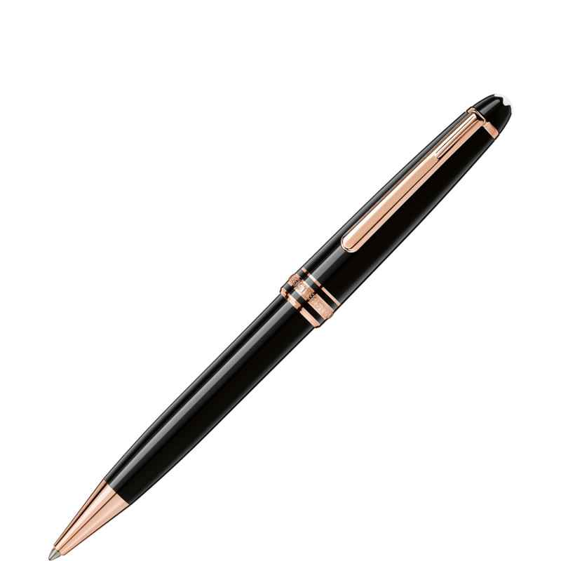 Penna Roller Rose Gold Coated Montblanc Meisterstuck Penna Roller Rose Gold Coated Montblanc Meisterstuck