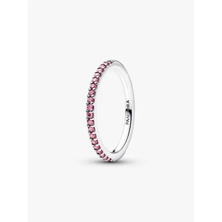 Anello Pavè Fascia Sottile Rosa mis. 50 Donna Pandora - category_name - XDMG De Marchi Gianotti
