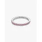 Anello Pavè Fascia Sottile Rosa mis. 50 Donna Pandora Anello Pavè Fascia Sottile Rosa mis. 50 Donna Pandora