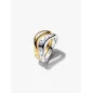 Anello Linea Sinuosa Divisibile Bicolore mis.56 Donna Pandora