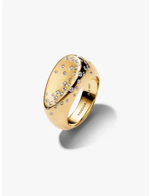 Anello Dorato Sigillo Grande con Pietre Luminose mis.56 Pandora - category_name - XDMG De Marchi Gianotti