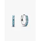 Orecchini Cerchi Piccoli Cristalli Azzurri Donna Pandora Orecchini Cerchi Piccoli Cristalli Azzurri Donna Pandora