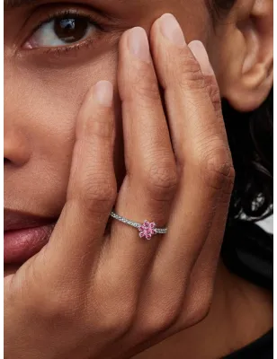 Anello Fiore Luminoso Rosa mis.54 Donna Pandora - category_name - XDMG De Marchi Gianotti