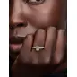 Anello Dorato Taglio Baguette mis.56 Donna Pandora