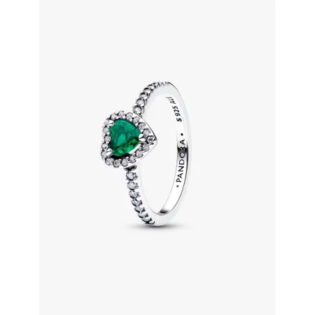 Anello Cuore in Rilievo Verde Scuro mis.54 Donna Pandora - category_name - XDMG De Marchi Gianotti