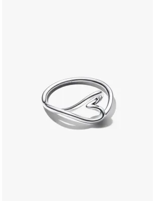 Anello Cuore Piccolo Linea Sinuosa mis.52 Donna Pandora