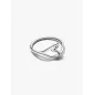 Anello Cuore Piccolo Linea Sinuosa mis.52 Donna Pandora