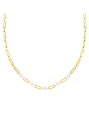 Collana Dorata ChainsoftStyle Corta con Pietre Donna Nomination - category_name - XDMG De Marchi Gianotti