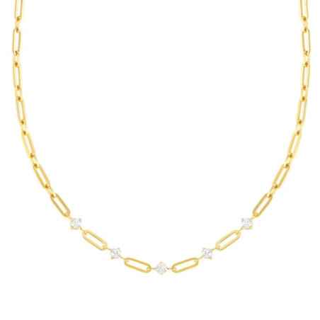 Collana Dorata ChainsoftStyle Corta con Pietre Donna Nomination - category_name - XDMG De Marchi Gianotti