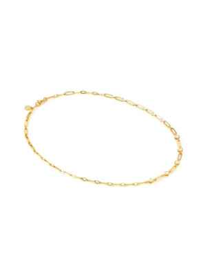 Collana Dorata ChainsoftStyle Corta con Pietre Donna Nomination