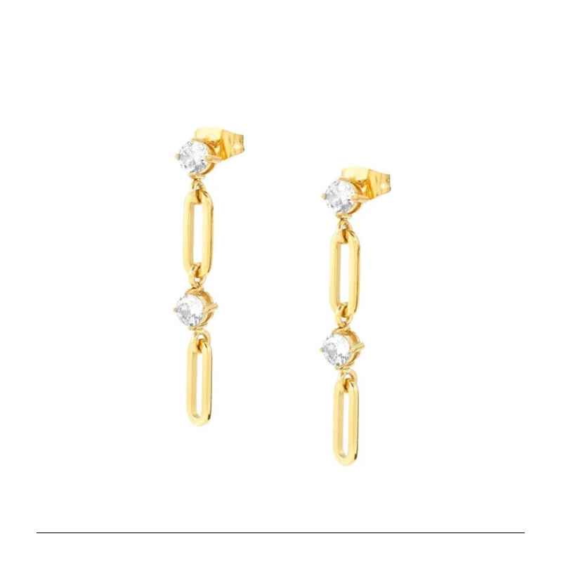 Orecchini Dorati Chainsoftstyle Pendenti Donna Nomination Orecchini Dorati Chainsoftstyle Pendenti Donna Nomination