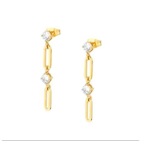 Orecchini Dorati Chainsoftstyle Pendenti Donna Nomination - category_name - XDMG De Marchi Gianotti