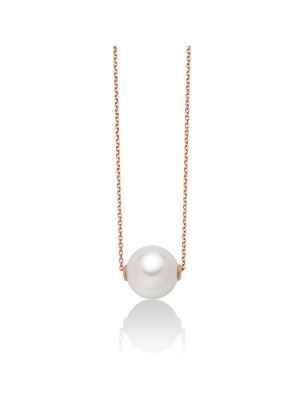 COLLANA PERLA ORO ROSA DONNA MILUNA LE PERLE