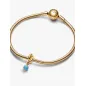 Charm Pendente Cerchio Eterno Turchese Dicembre Donna Pandora