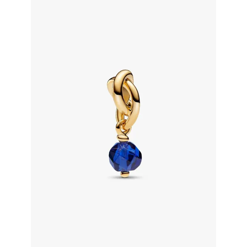 Charm Pendente Cerchio Eterno Blu Settembre Donna Pandora Charm Pendente Cerchio Eterno Blu Settembre Donna Pandora