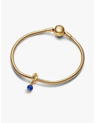 Charm Pendente Cerchio Eterno Blu Settembre Donna Pandora