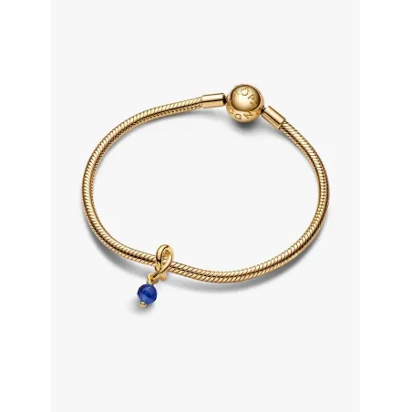 Charm Pendente Cerchio Eterno Blu Settembre Donna Pandora