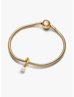 Charm Pendente Cerchio Eterno Bianco Perla Giugno Donna Pandora