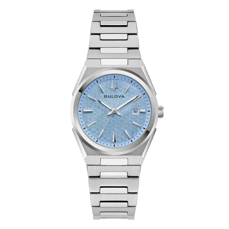 Orologio Classics acciaio quadrante azzurro 96M177 Donna Bulova Orologio Classics acciaio quadrante azzurro 96M177 Donna Bulova