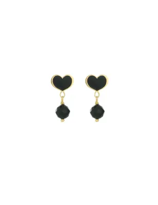 Orecchini Lobo Cuore Maman Onda Nera Donna Maman et Sophie - category_name - XDMG De Marchi Gianotti