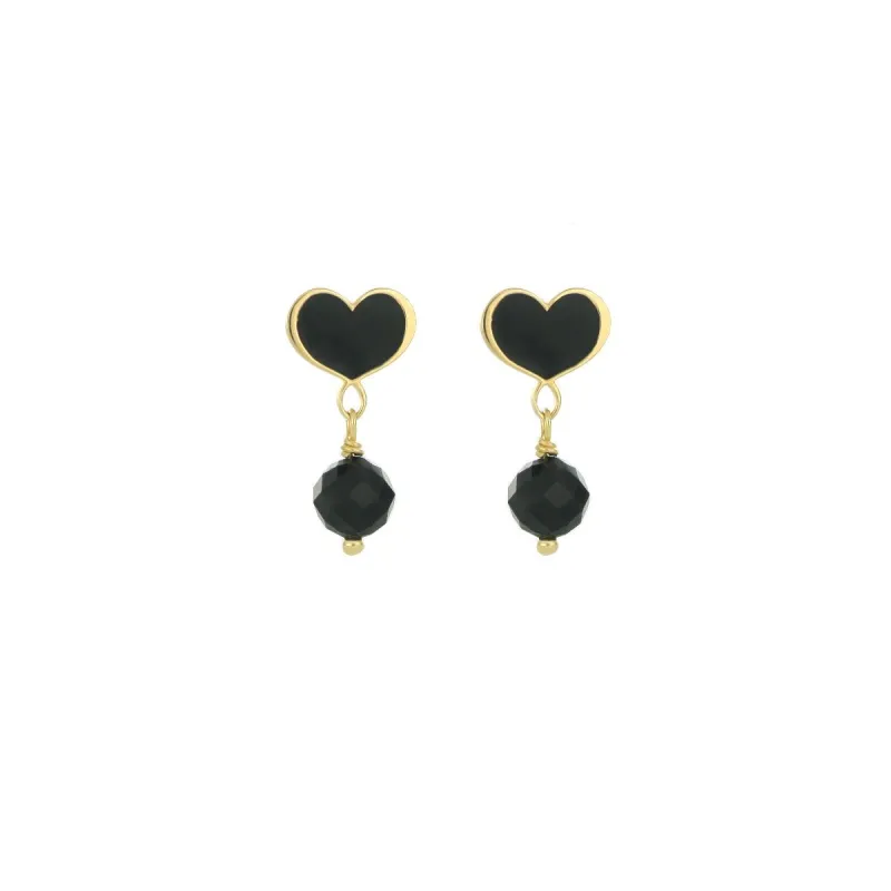 Orecchini Lobo Cuore Maman Onda Nera Donna Maman et Sophie Orecchini Lobo Cuore Maman Onda Nera Donna Maman et Sophie