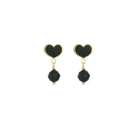 Orecchini Lobo Cuore Maman Onda Nera Donna Maman et Sophie - category_name - XDMG De Marchi Gianotti