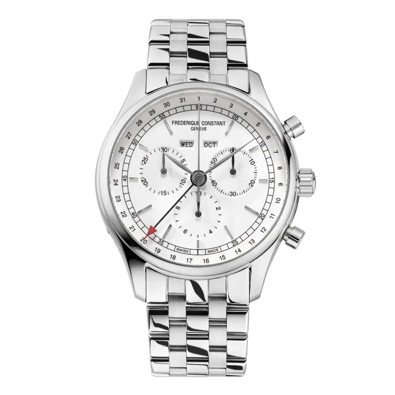 Orologio Classics Chrono Triple Calendar bianco 296SW5B6B Uomo Frederique Constant Orologio Classics Chrono Triple Calendar bianco 296SW5B6B Uomo Frederique Constant