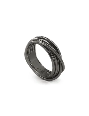 Anello Filodellavita Rock 7 fili argento brunito AN9N Rubinia - category_name - XDMG De Marchi Gianotti