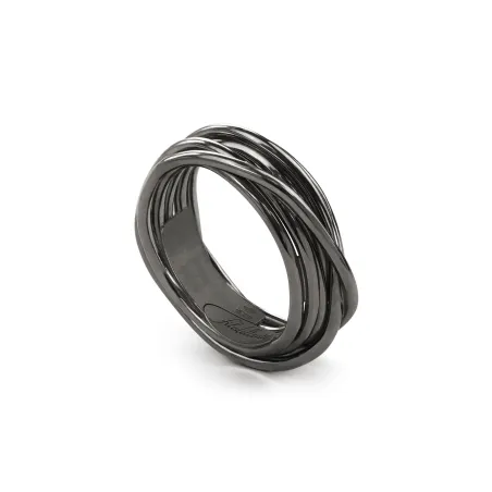 Anello Filodellavita Rock 7 fili argento brunito AN9N Rubinia - category_name - XDMG De Marchi Gianotti