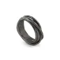 Anello Filodellavita Rock 7 fili argento brunito AN9N Rubinia