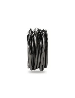 Anello Filodellavita Rock 13 fili argento brunito AN10N Rubinia - category_name - XDMG De Marchi Gianotti