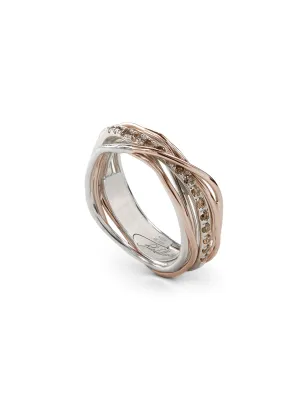 Anello Filodellavita 7 fili oro rosa argento AN7ARBR Donna Rubinia - category_name - XDMG De Marchi Gianotti