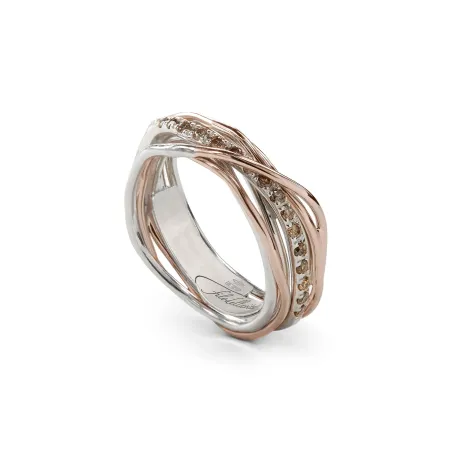 Anello Filodellavita 7 fili oro rosa argento AN7ARBR Donna Rubinia - category_name - XDMG De Marchi Gianotti