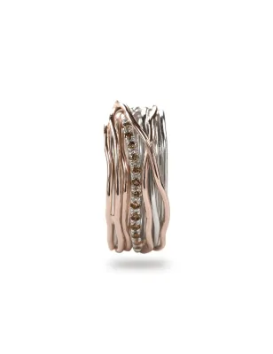 Anello Filodellavita cuore diamanti AN330A-RBT Donna Rubinia