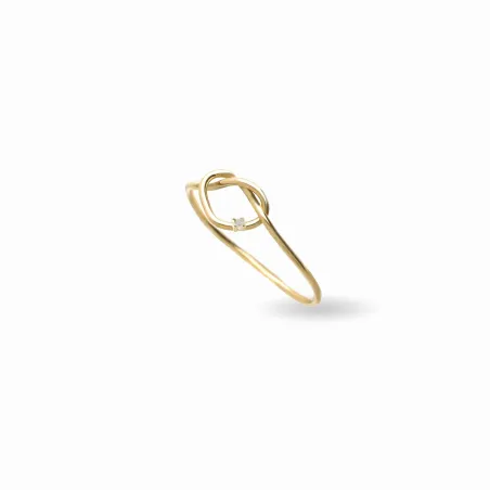 Anello Filodamore cuore oro giallo diamante AN406GBT Donna Rubinia - category_name - XDMG De Marchi Gianotti