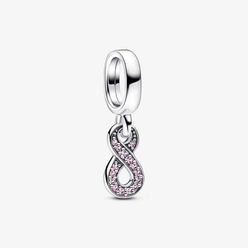 CHARM PENDENTE INFINITO ROSA DONNA PANDORA 