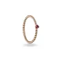 Anello Filodamore intrecciato oro rosa rubino AN360RRB Donna Rubinia Anello Filodamore intrecciato oro rosa rubino AN360RRB Donna Rubinia