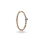 Anello Filodamore oro rosa zaffiro blu AN360RZB Donna Rubinia Anello Filodamore oro rosa zaffiro blu AN360RZB Donna Rubinia
