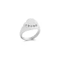 Anello Mignolo cuore obliquo argento 925 AN221A Donna Rubinia Anello Mignolo cuore obliquo argento 925 AN221A Donna Rubinia